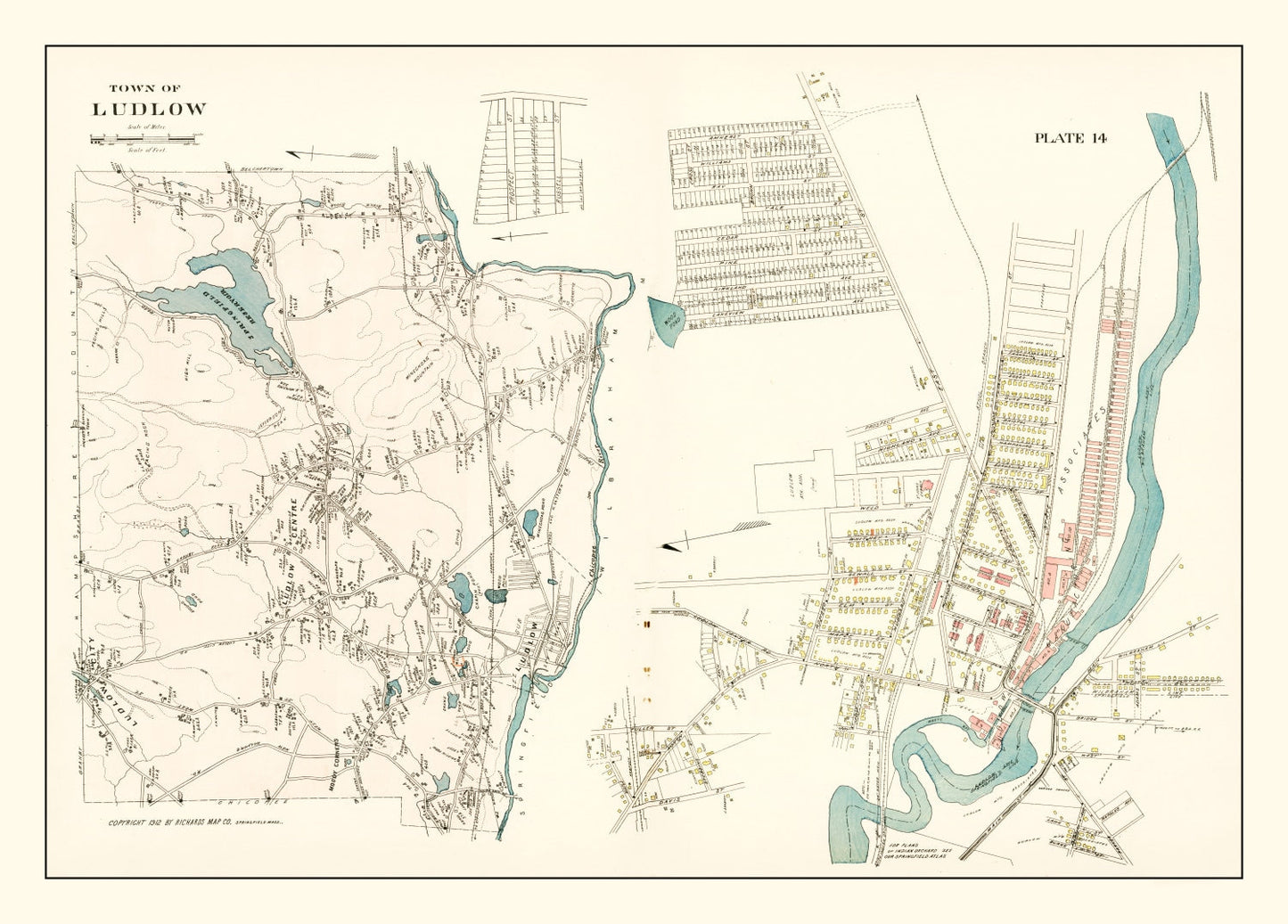 Vintage Map of Grant, Missouri 1902