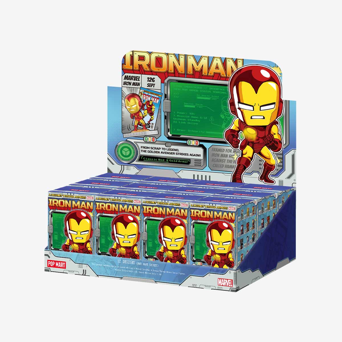 Marvel Iron Man: A Journey Through Armors Series Blind Box Figure | POP MART