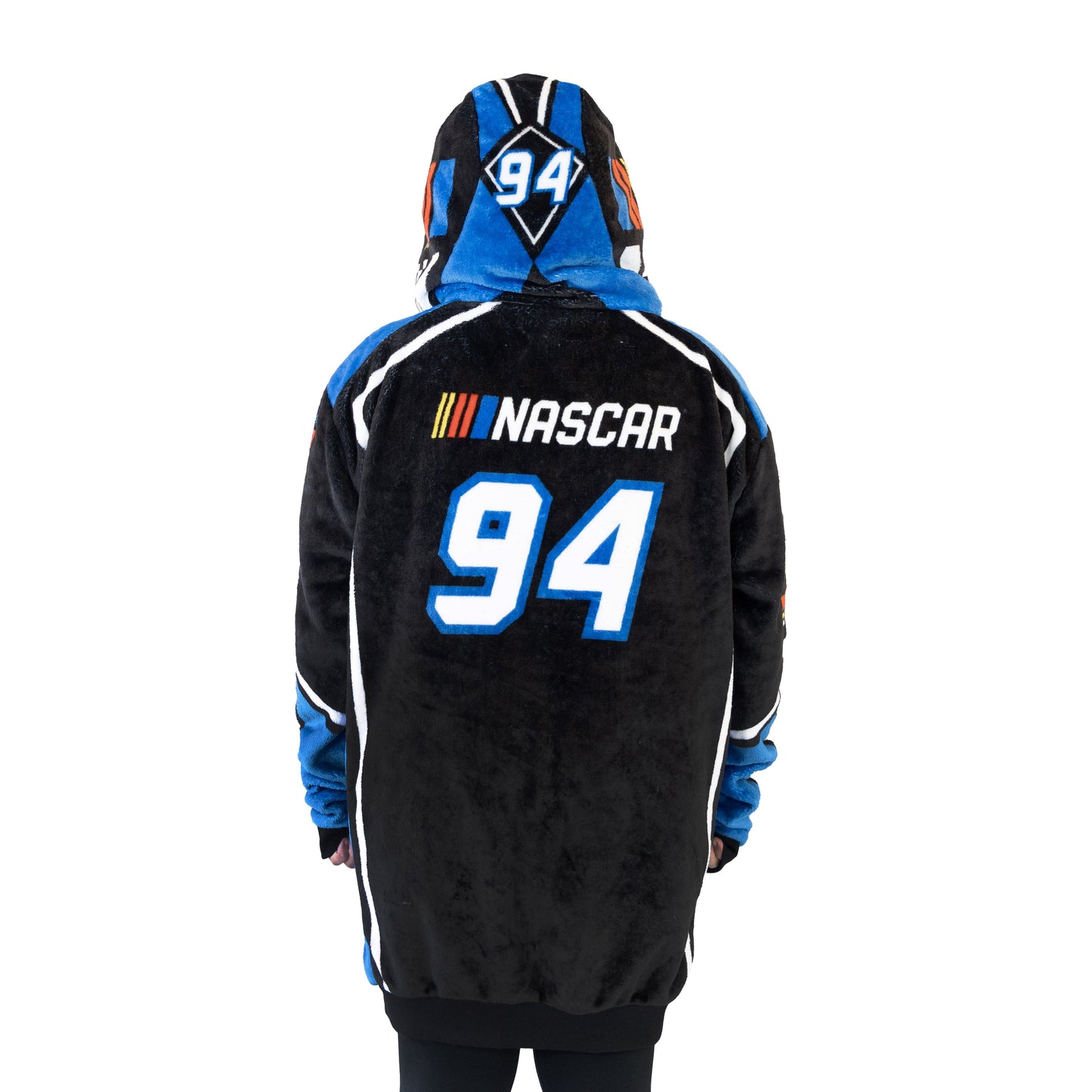 NASCAR | Black Racing Suit Snugible 2-in-1 Blanket Hoodie & Pillow