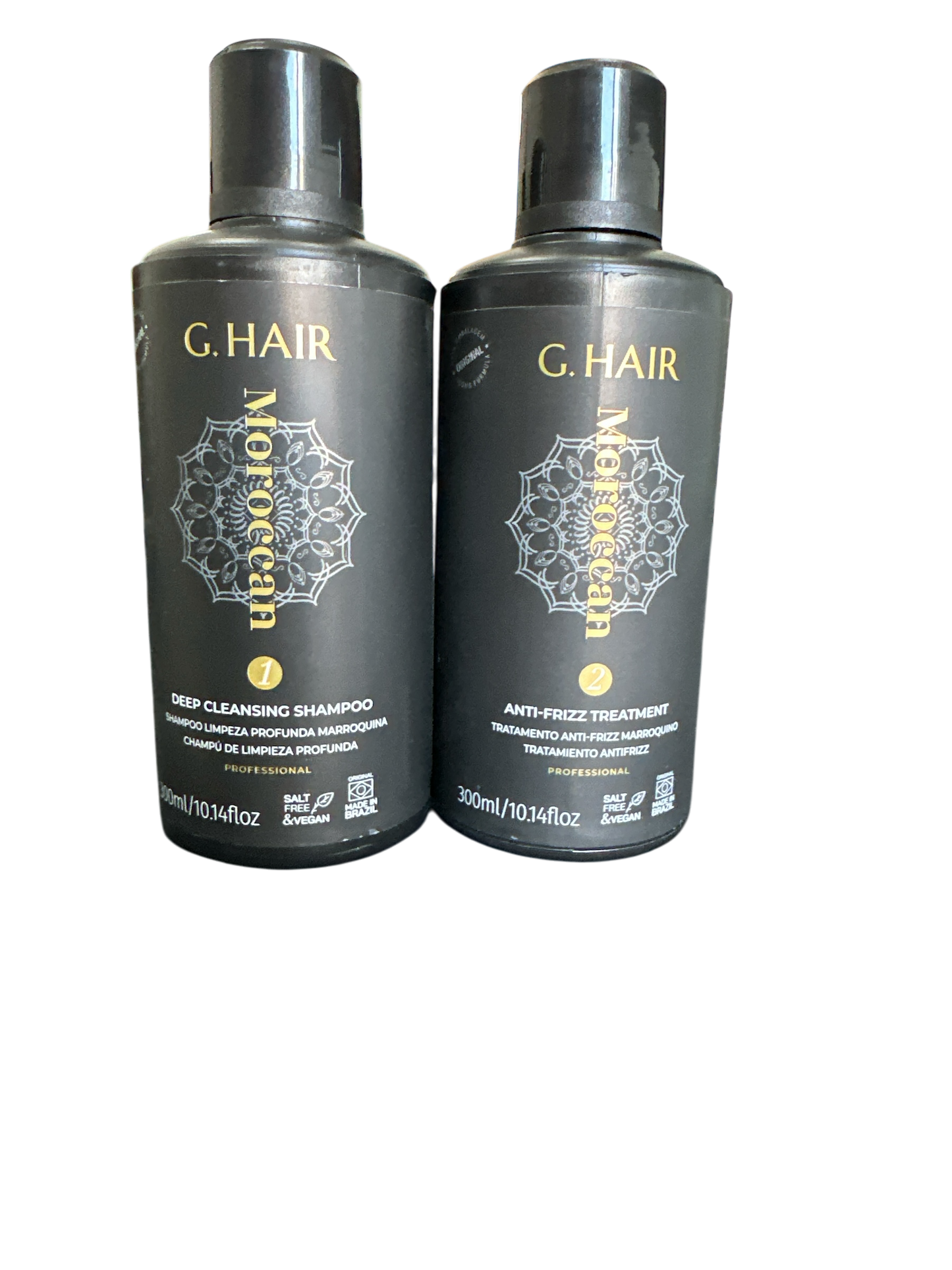 BRAZILIAN KERATIN KB MOROCCAN HAIR SMOOTHING TREATMENT (300ml) 10floz KIT
