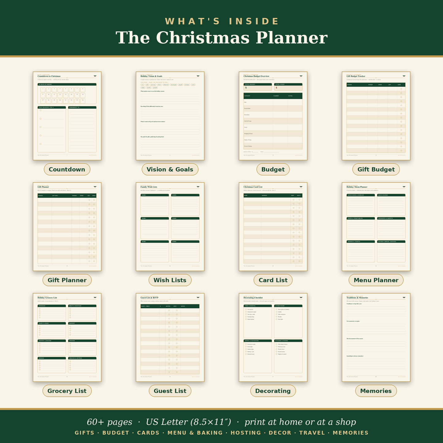 The Christmas Planner (Printable)