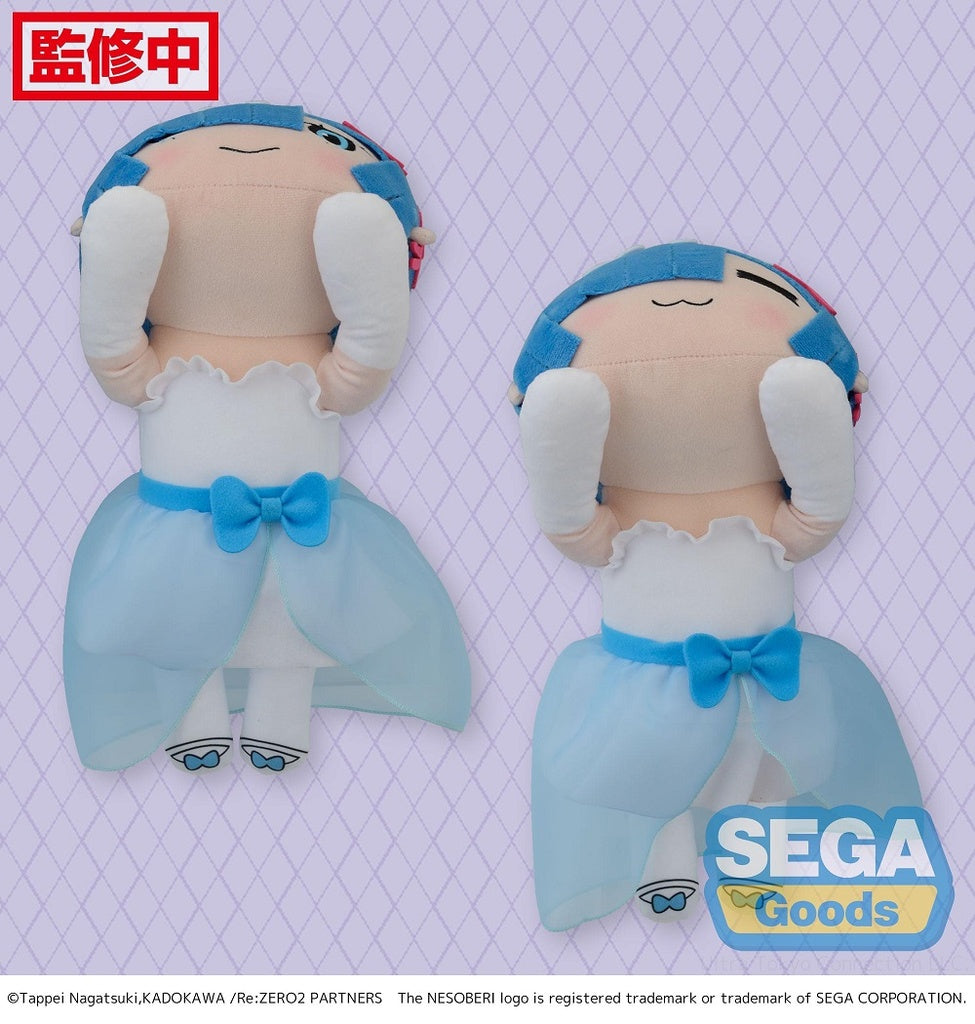 Re:Zero NESOBERI Lay-Down Rem Wedding Dress Plush - Official SEGA SP Series