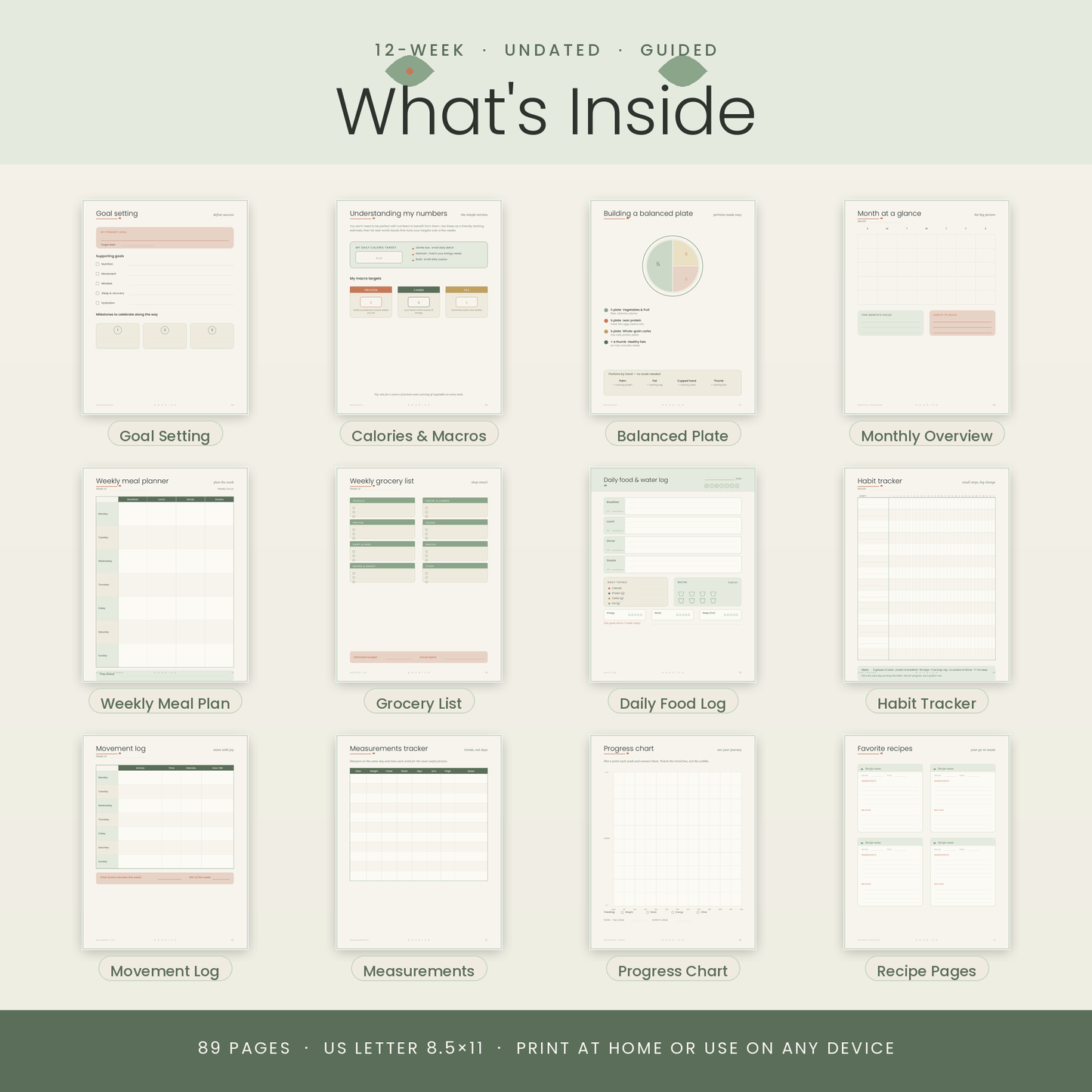 A GUIDED WELLNESS JOURNAL Nourish your everyday MEAL & DIET PLANNER