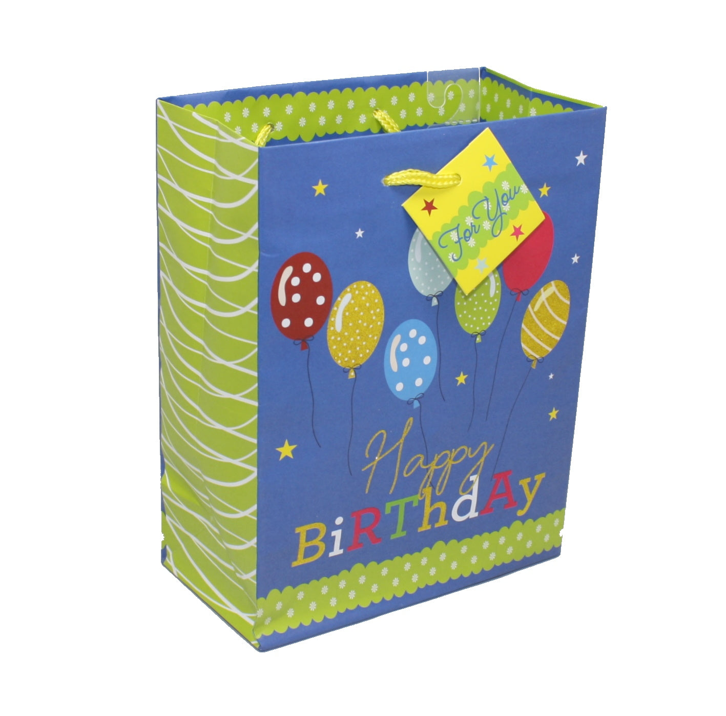 Happy Birthday Balloons Small Gift Bag