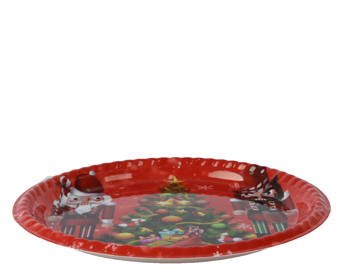 Nutcracker Christmas Decorative Plate - 14 Inches