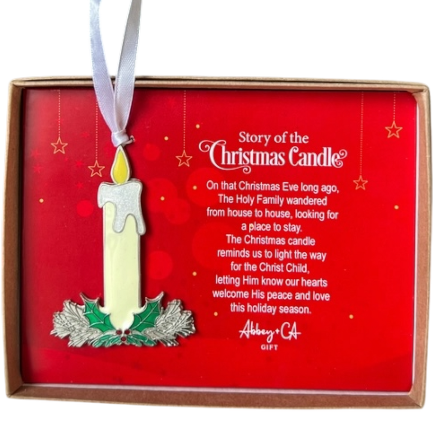 The Story Of The Christmas Candle Ornament