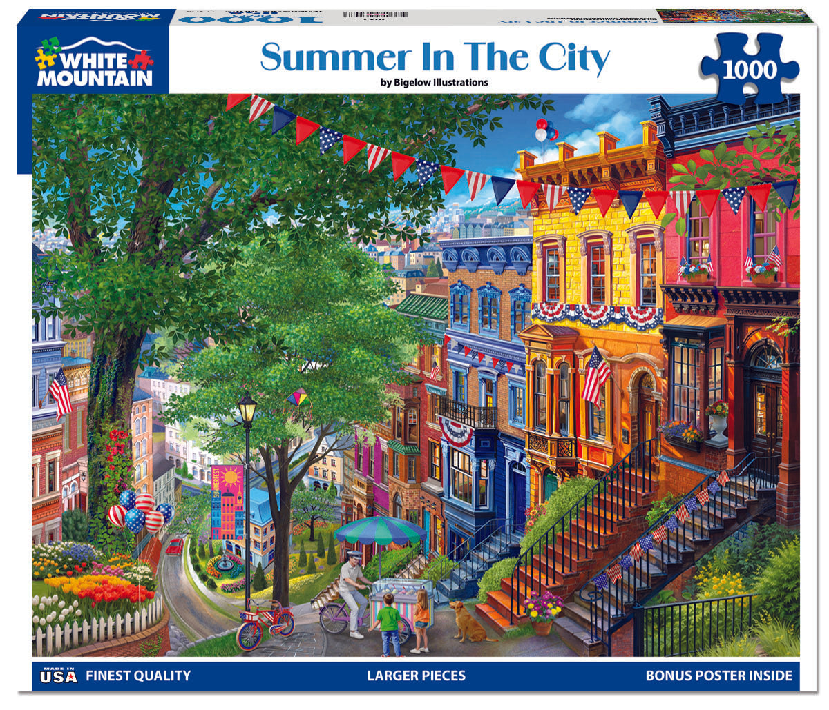 Summer In The City - 1000 Piece Jigsaw Puzzle