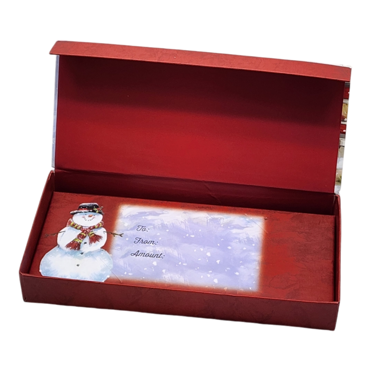 Money / Gift Card Holder - Season's Greetings Snowman