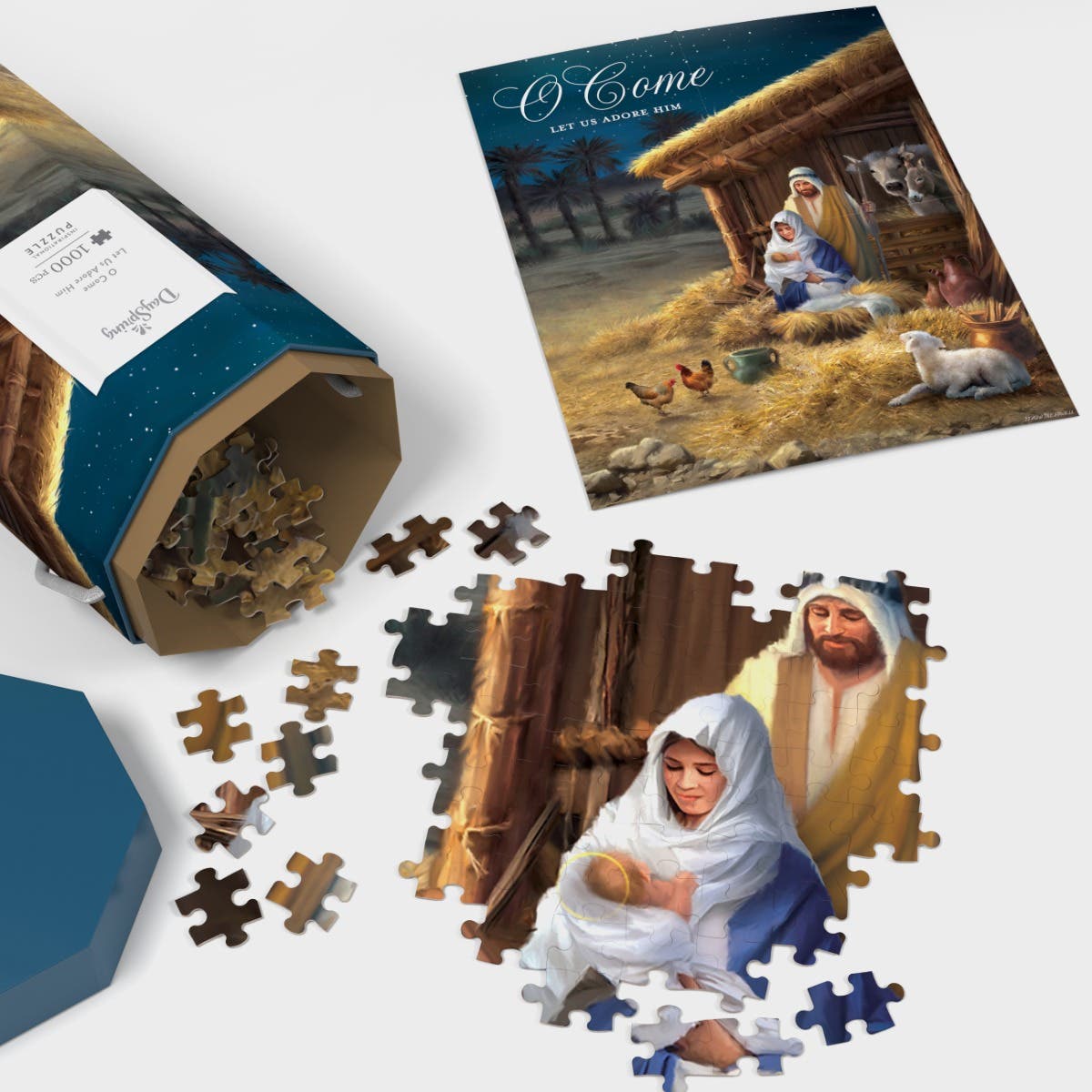 O Come Let Us Adore Him - Simon Treadwell - 1000 Piece Puzzle