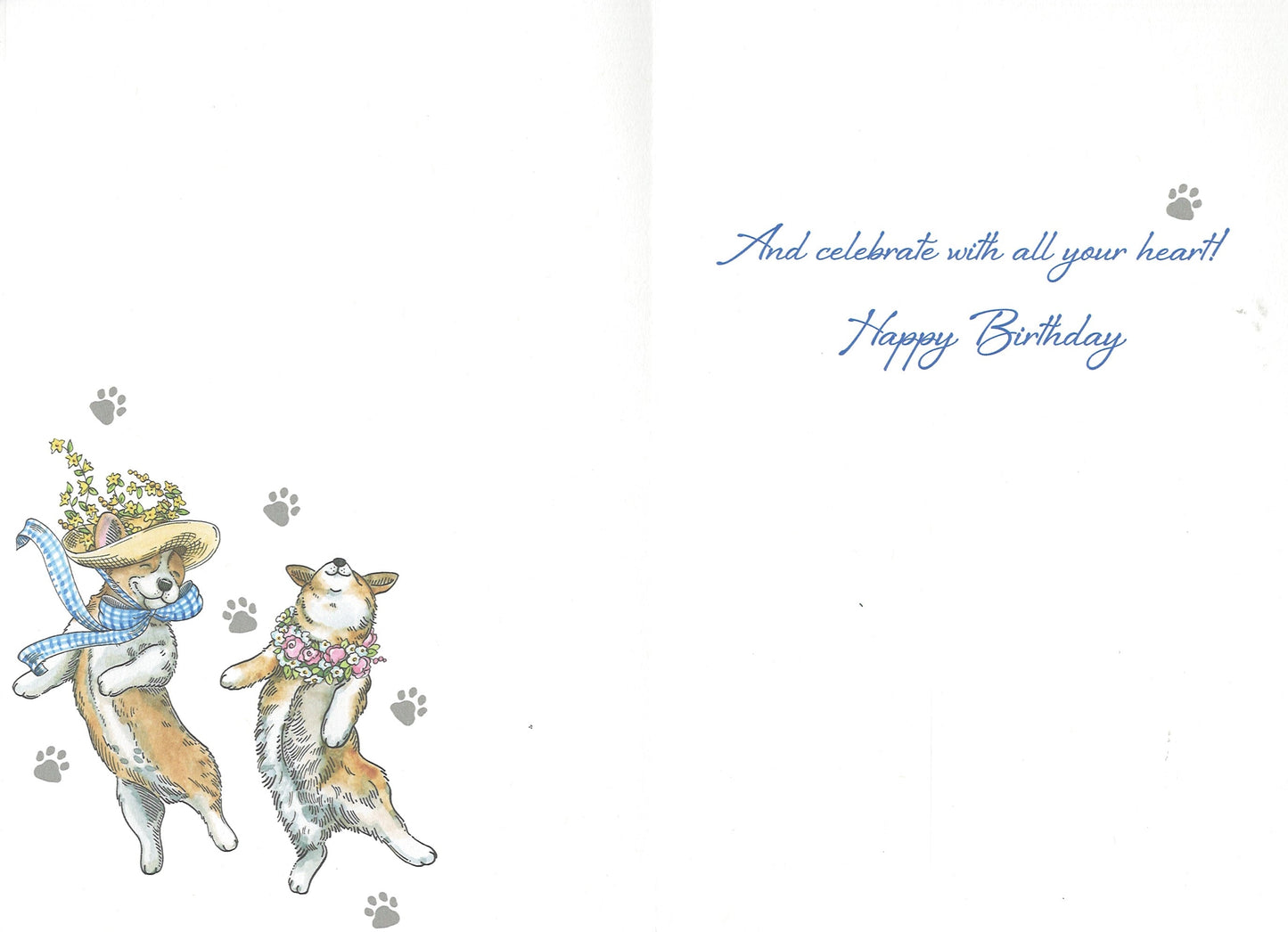 Dancing Corgis Birthday Card - Birthday Card
