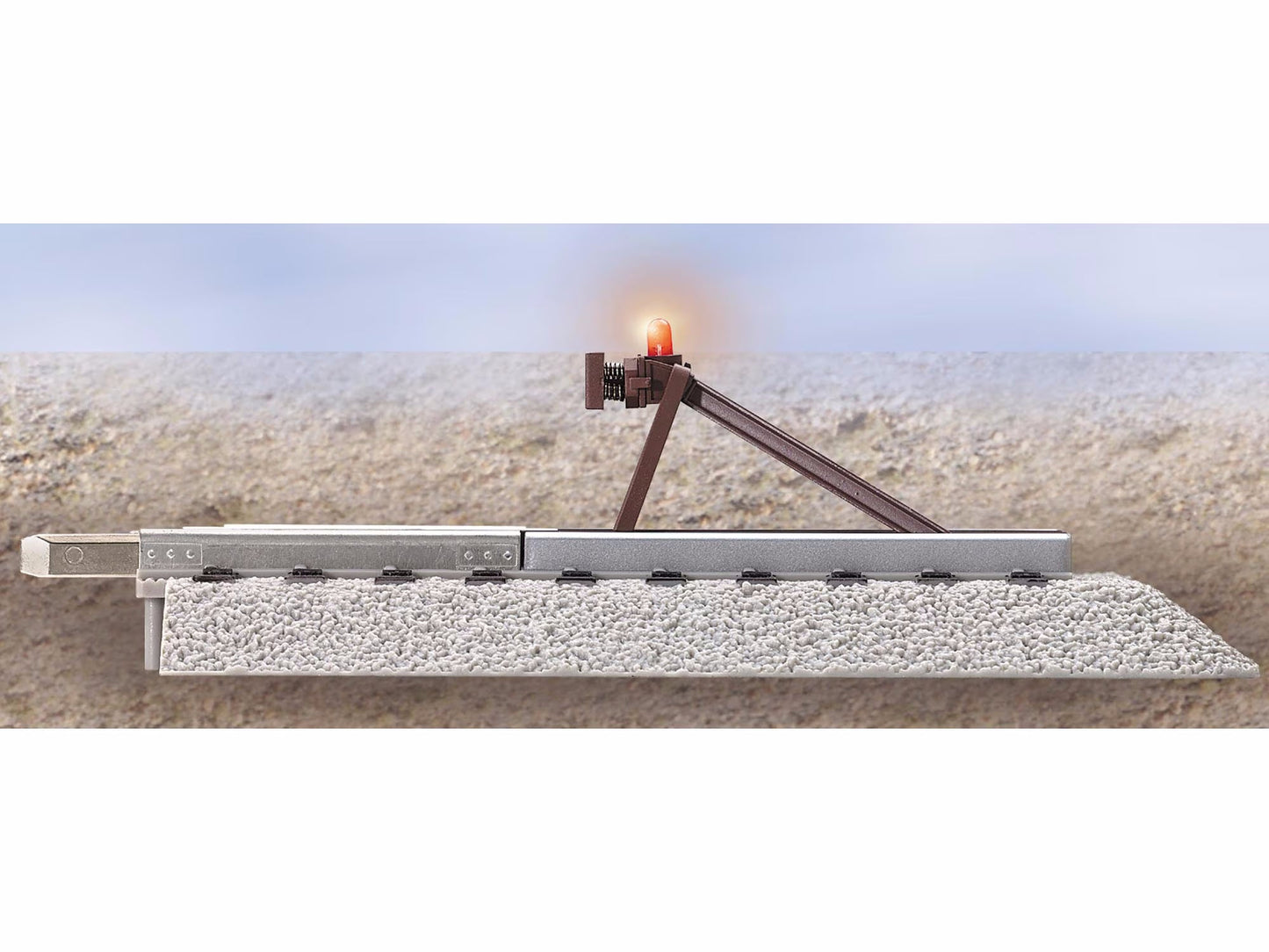 FasTrack Lighted Bumpers - O Gauge - Set of 2
