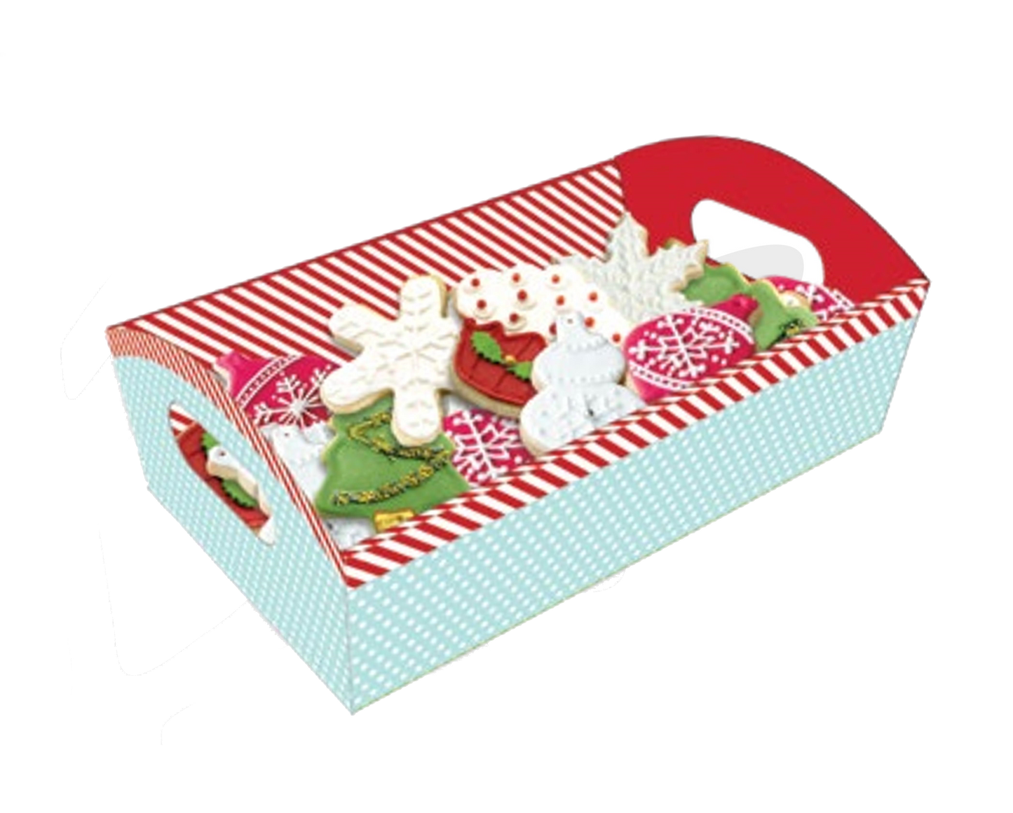 Cookie Tray With Cello Wrap - Winter Wishes