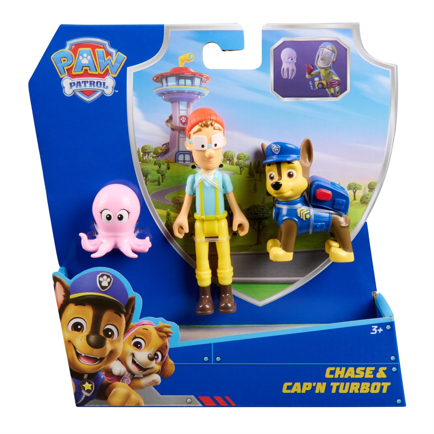 Chase and Cap'n Turbot