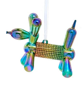 Balloon Dog Ornament - Teal