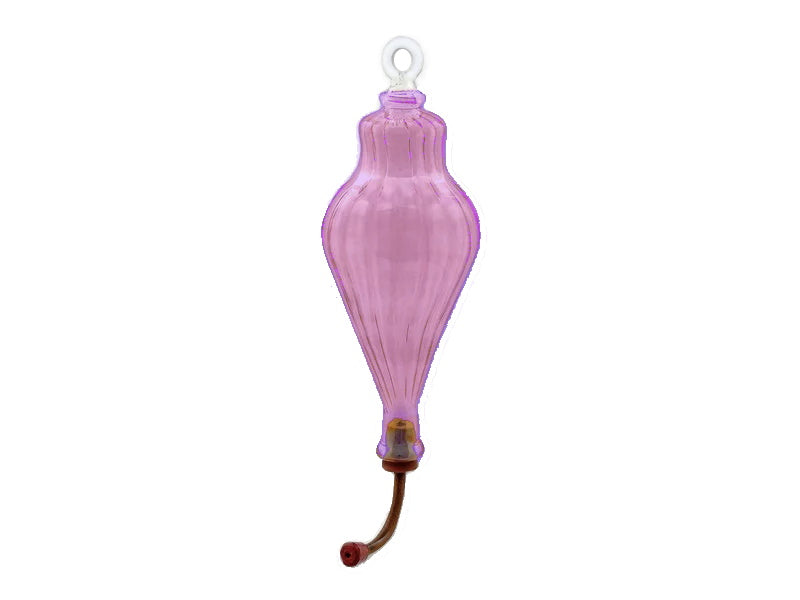 Hummingbird Feeder - Organic Luster Ribbed - Purple