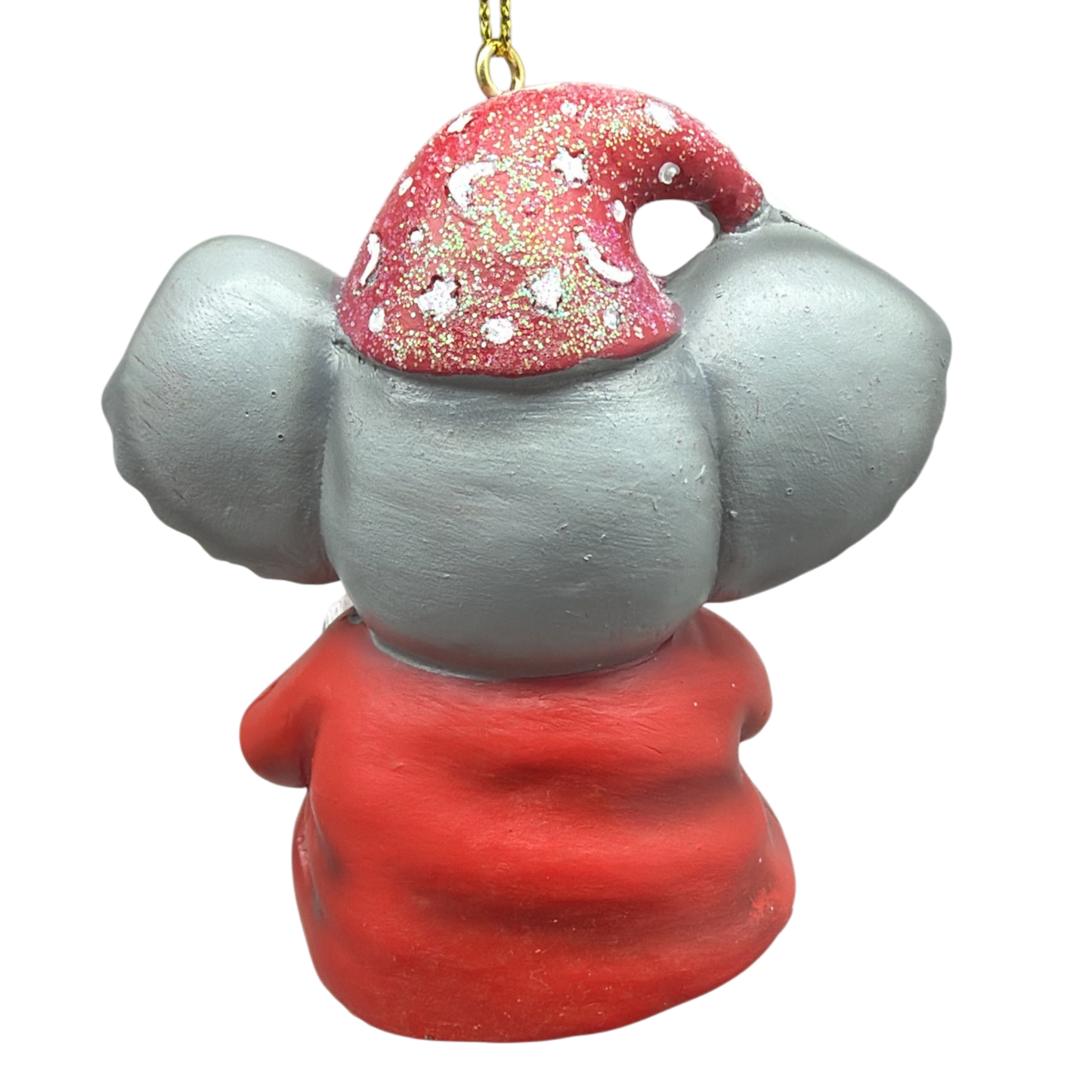 Festive Jungle Elephant Pajama Ornament