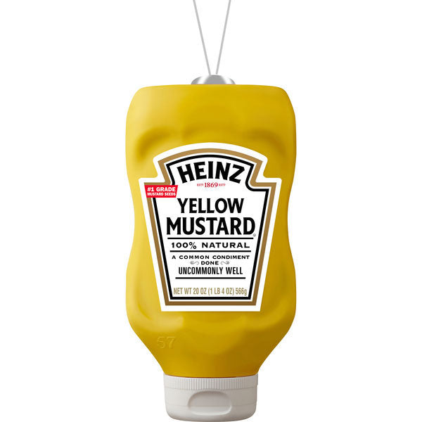 Heinz Mustard Bottle Shatterproof Ornament