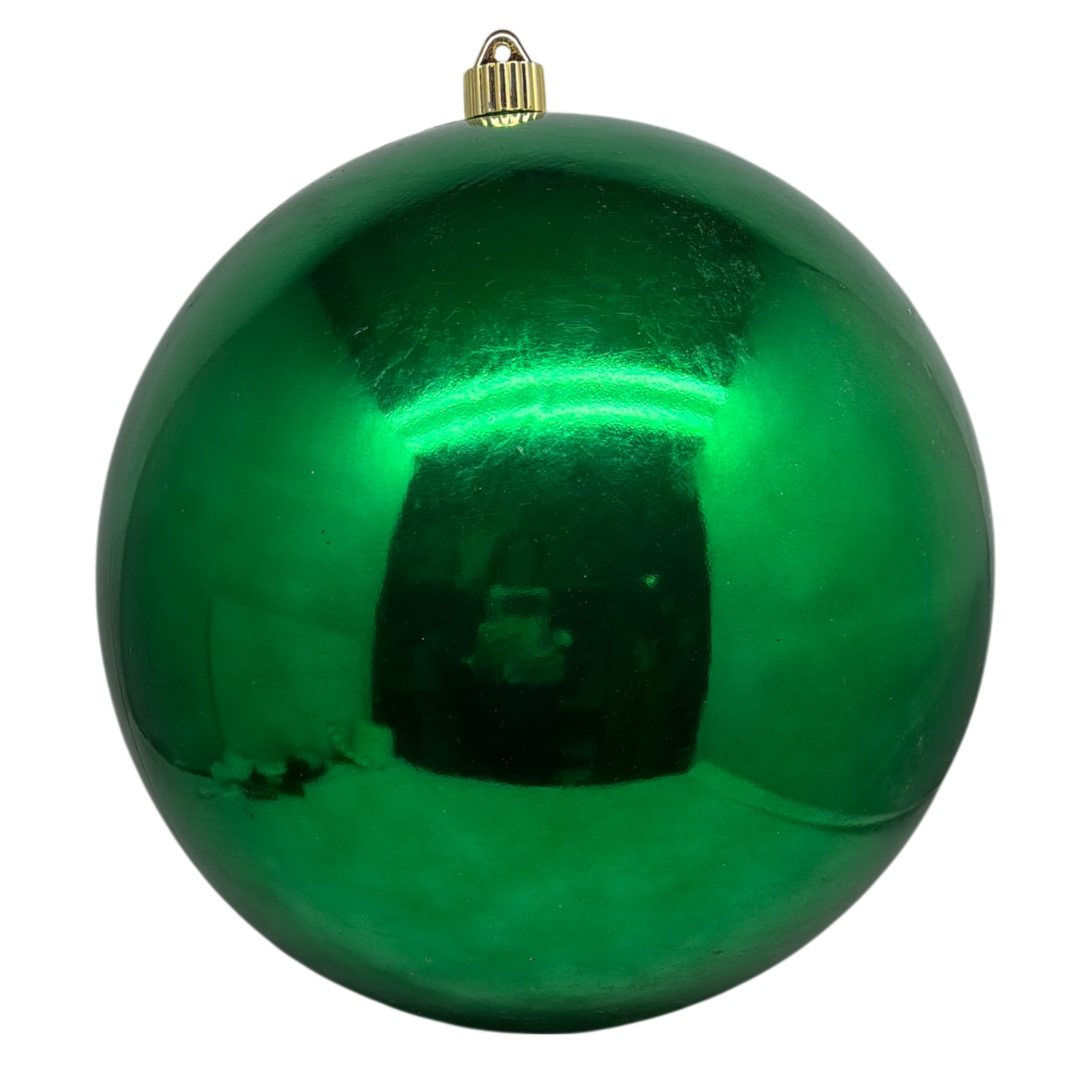 12" Commercial Shatterproof Ball Ornament - Emerald Green