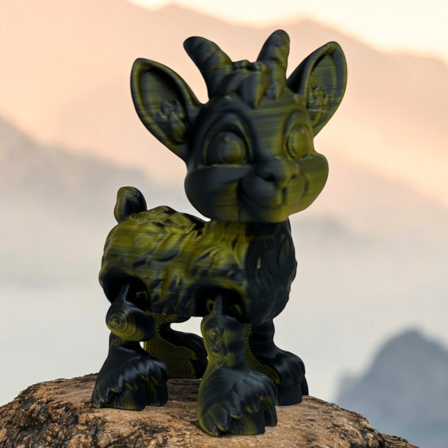 Billy Goat - Black / Gold Color