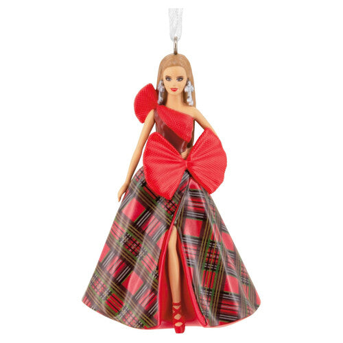 Holiday Barbie Ornament - Red Dress