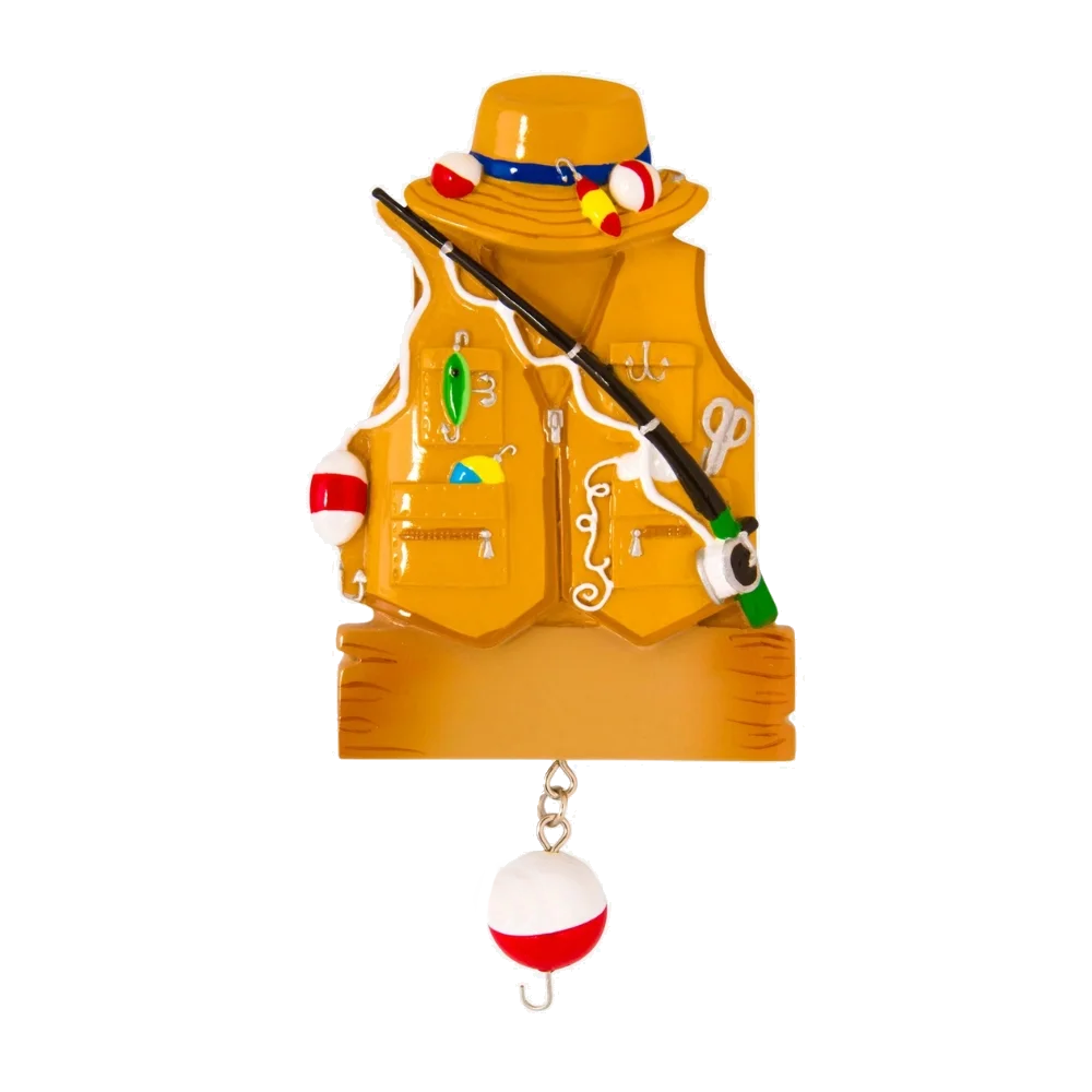 Fishing Vest Ornament