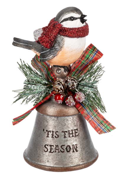 Feathered Friend Figurine - Tis the Season