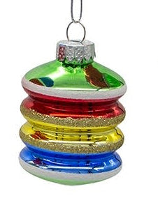 Glass Early Years Ornaments - Rainbow Stripe