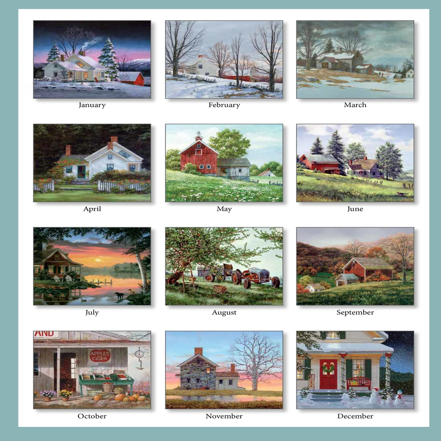 2027 Fred Swan A Place To Call Home Calendar
