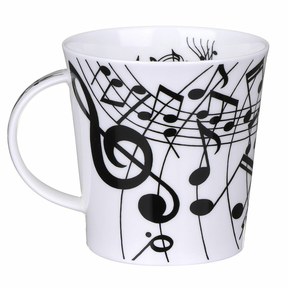 Cair Dunoon Ebony Music Bone China Mug