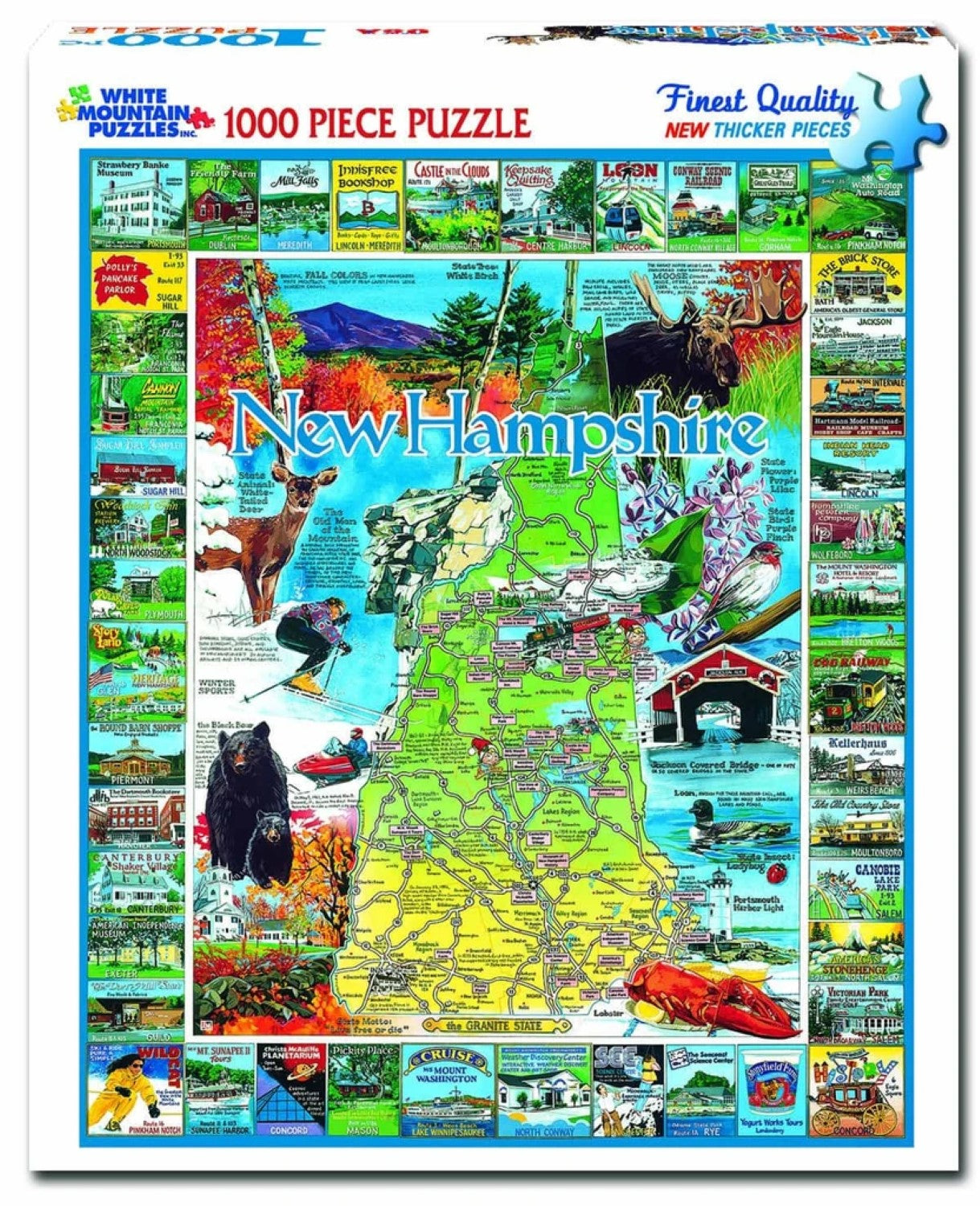 Best of New Hampshire - 1000 Piece Jigsaw Puzzle