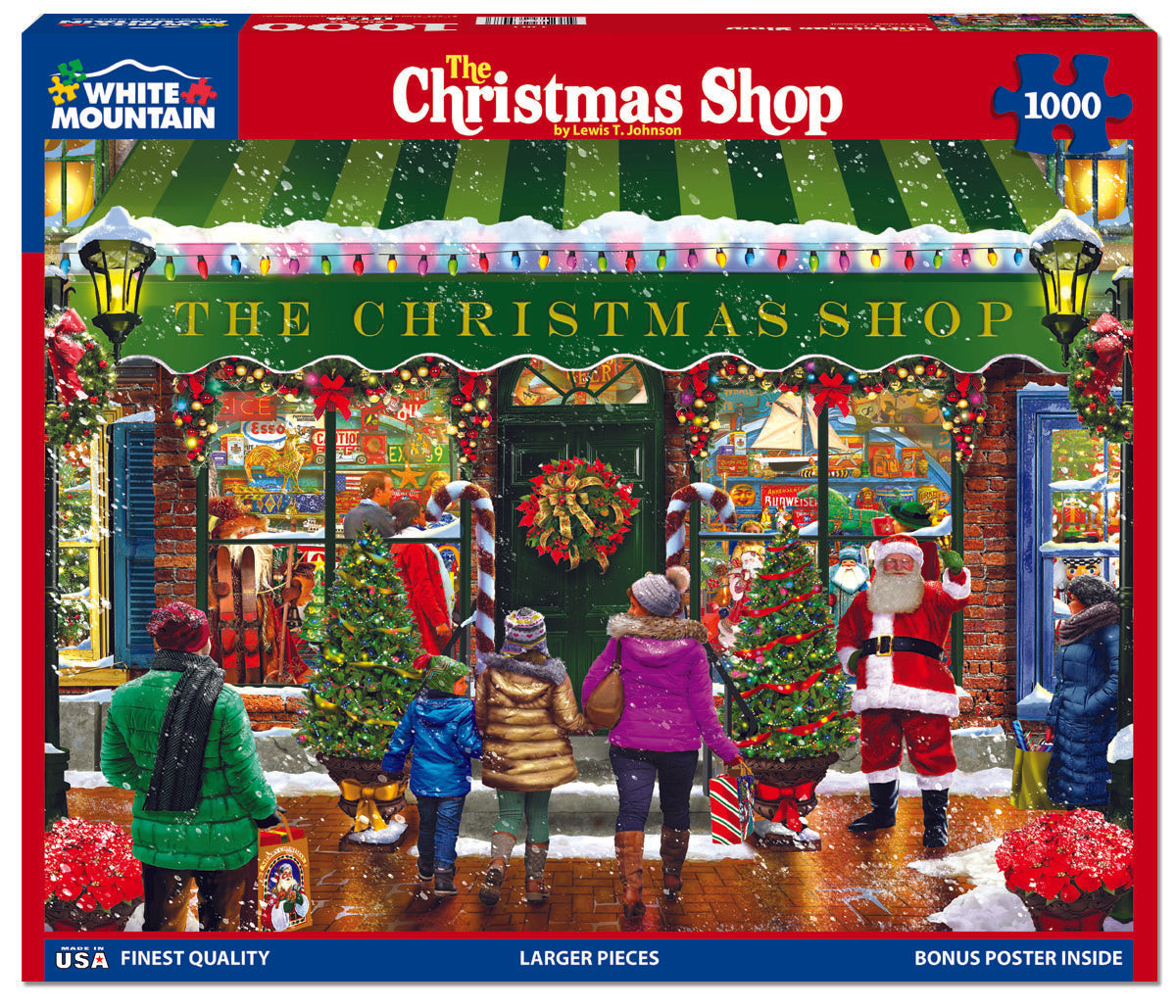The Christmas Shop - 1000 Piece Jigsaw Puzzle