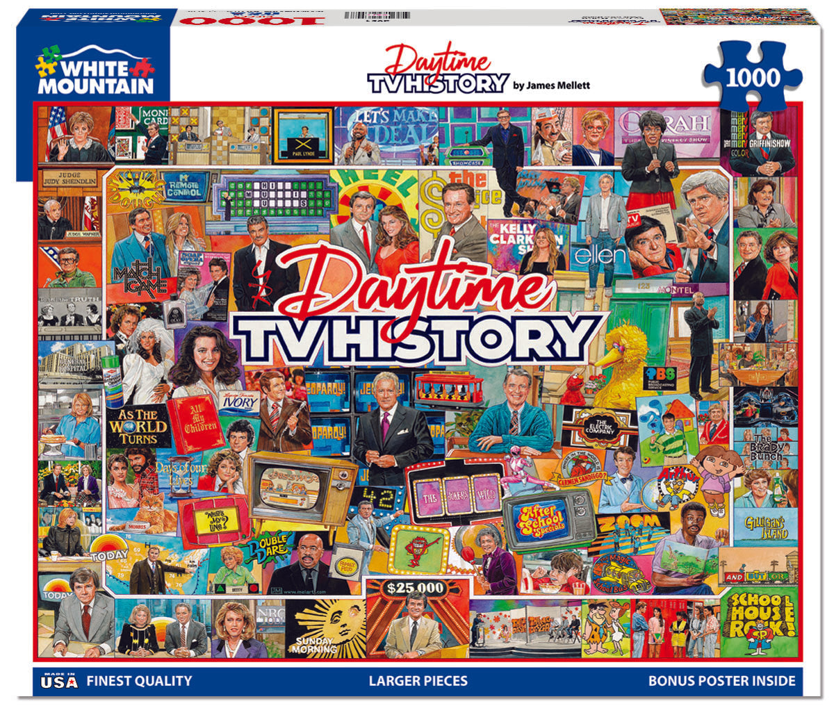 Daytime TV History - 1000 Piece Jigsaw Puzzle