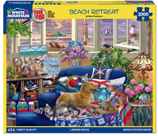 Beach Retreat - Seek And Find - 1000 Piece