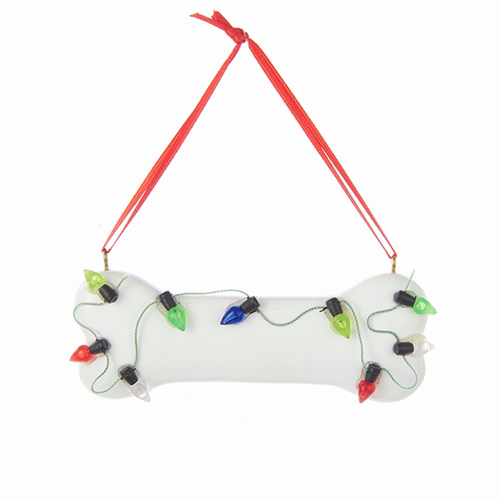 Decorated Dog Bone Ornament