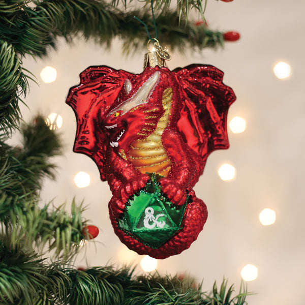 Dungeons And Dragons Red Dragon Ornament