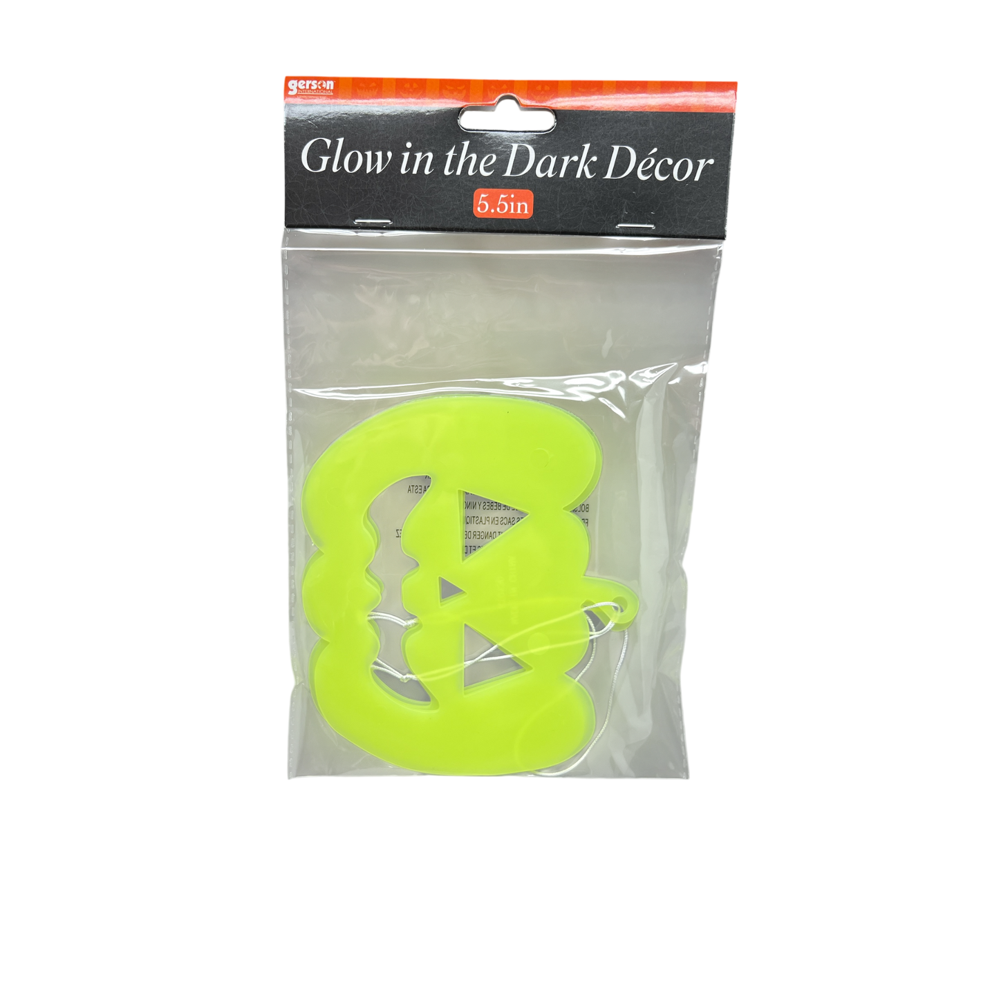 Glow In The Dark Halloween Hanging Pumpkin - Set of 3