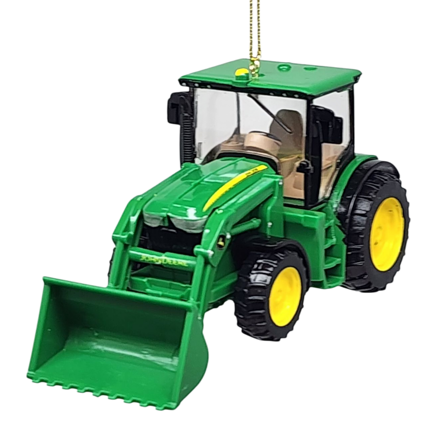 John Deere 680R Diesel Tractor with Loader Ornament