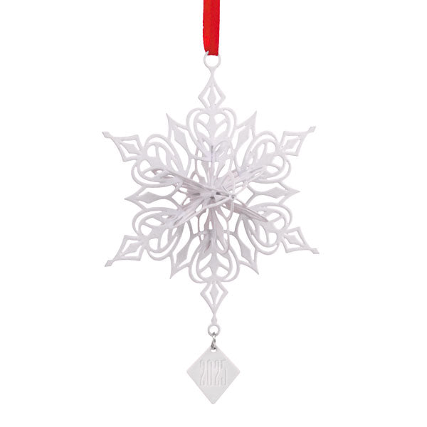 Snowflake 2025 Metal Hallmark Ornament