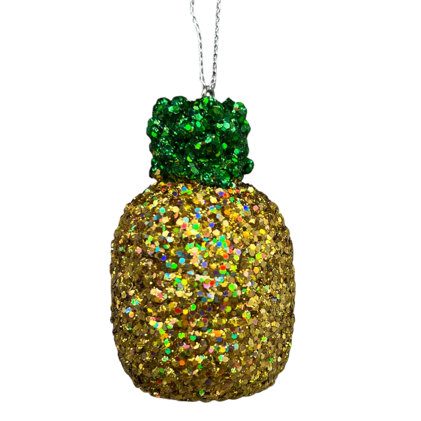 Bedazzled Pineapple Ornament - Tropical Sparkle