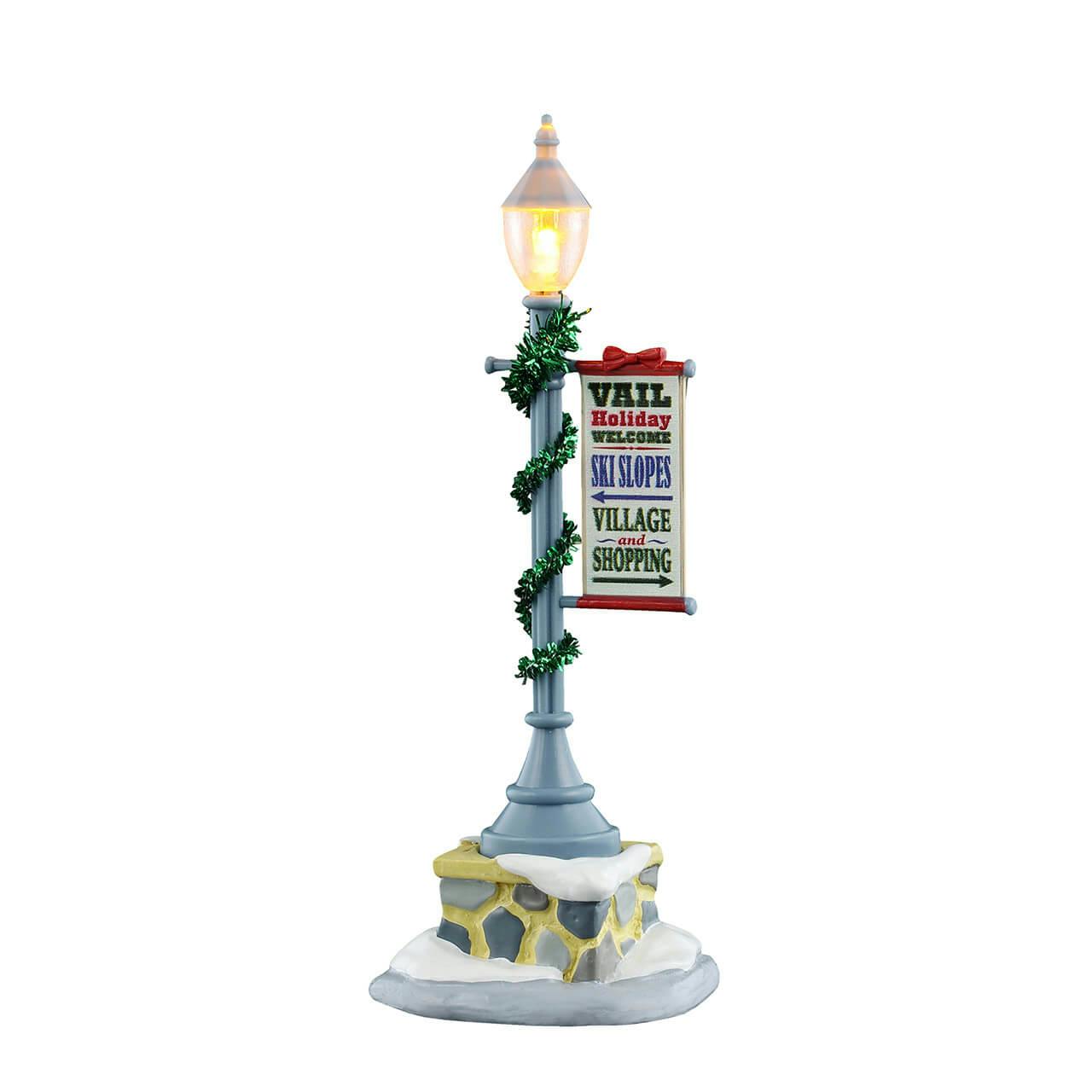 Vail LIghted Lamp Post