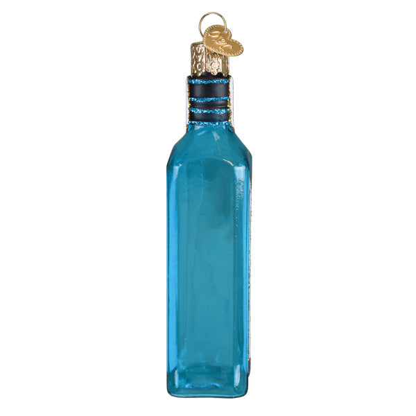 Gin Bottle Glass Ornament