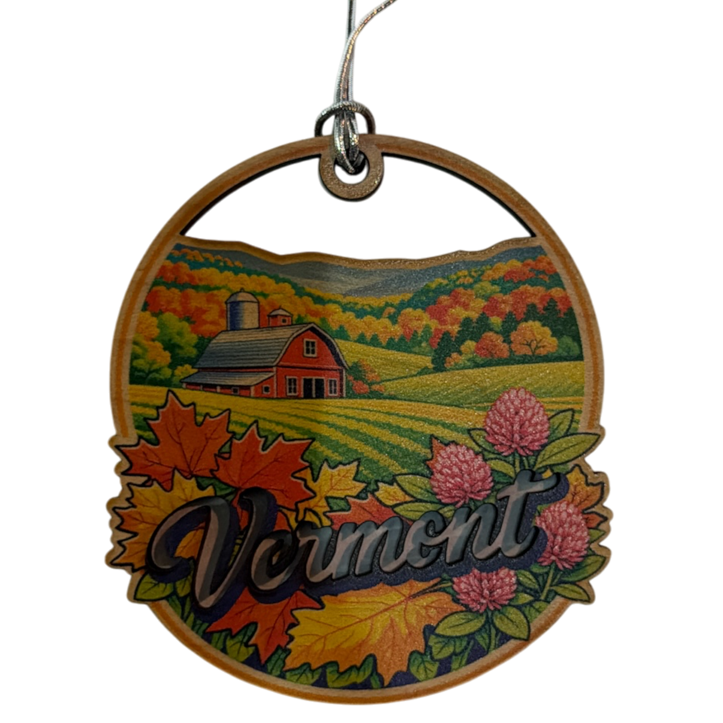 Vermont Autumn Farm Ornament