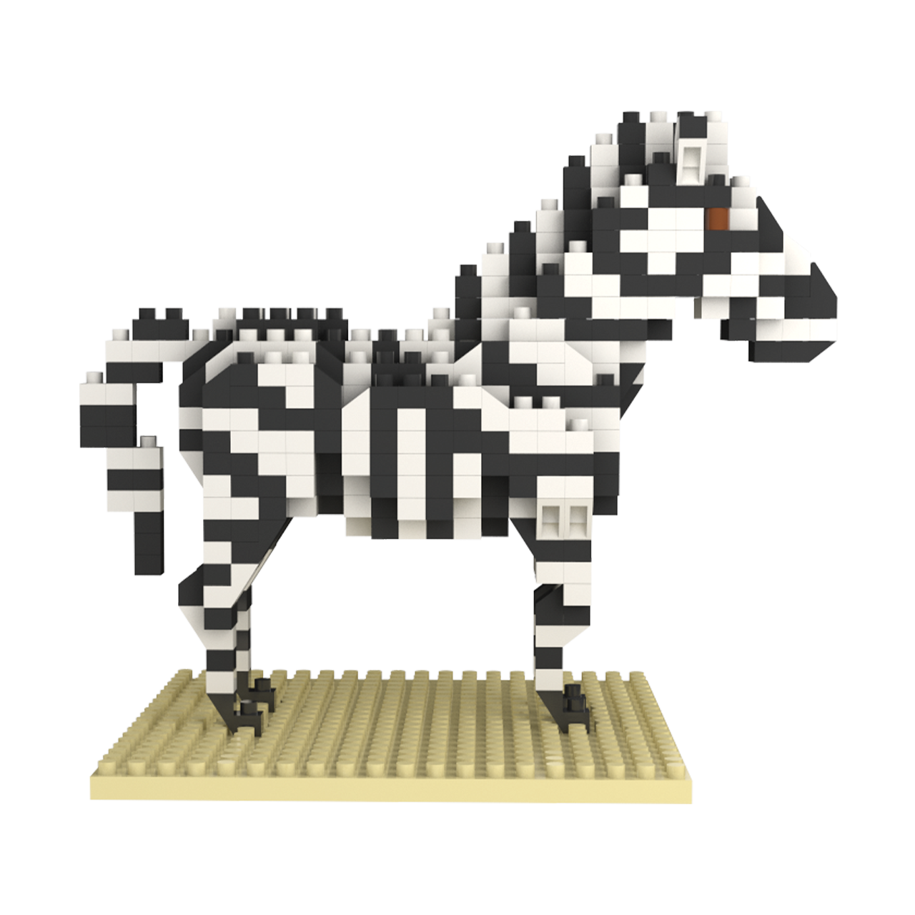 Mini Building Blocks - Zebra