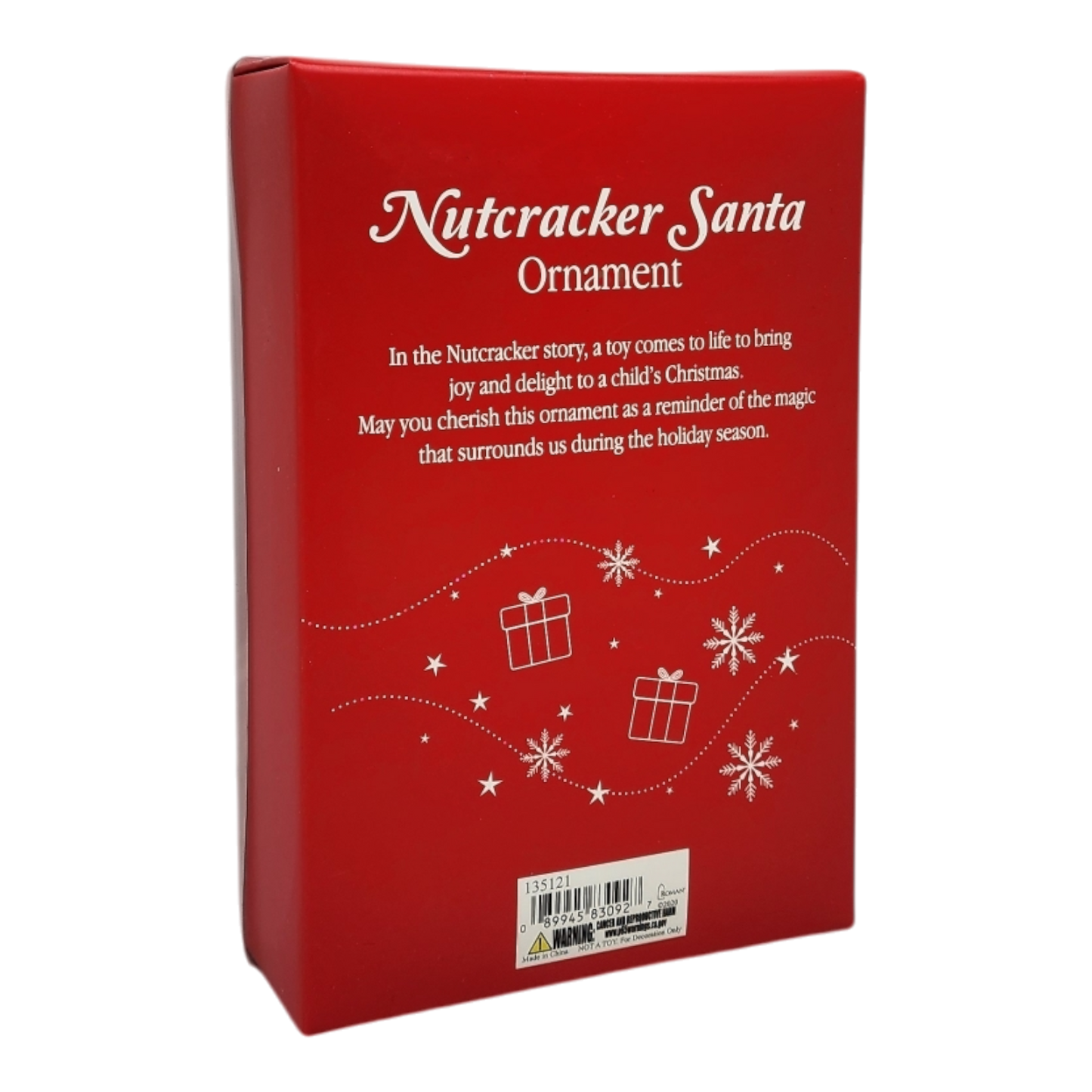 Santa Nutcracker Ornament