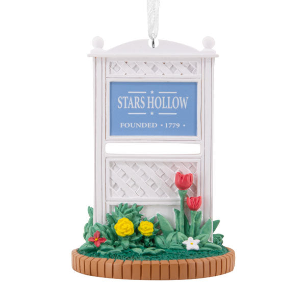 Gilmore Girls Stars Hollow Sign Christmas Ornament