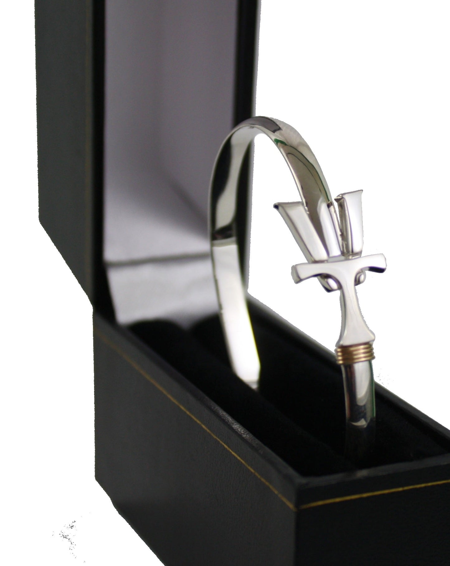 Vermont Hook Bracelet Silver - 5mm Band - 8 Inch
