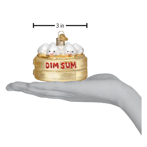 Dim Sum Glass Ornament