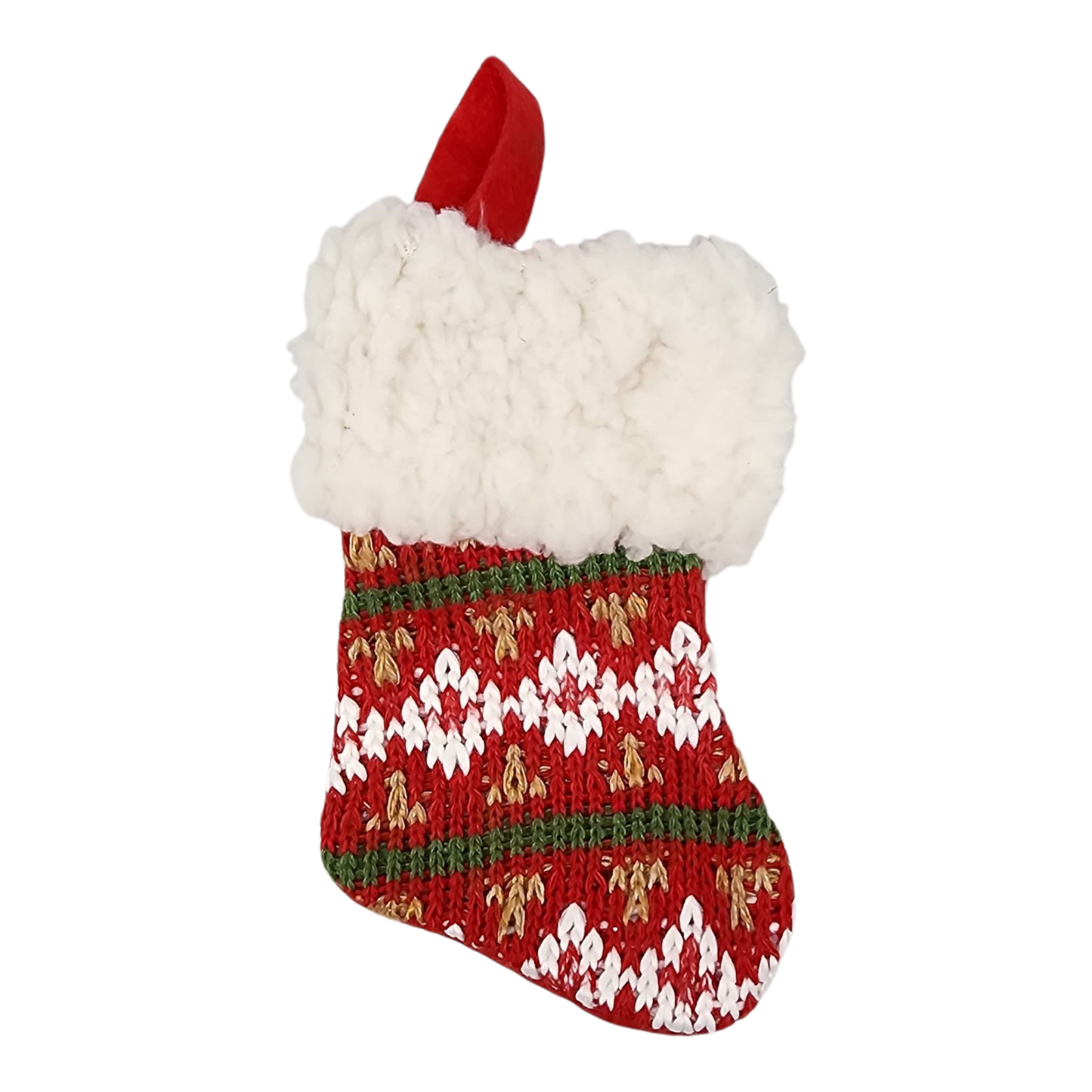 Charming 6 Inch Knit Stocking -