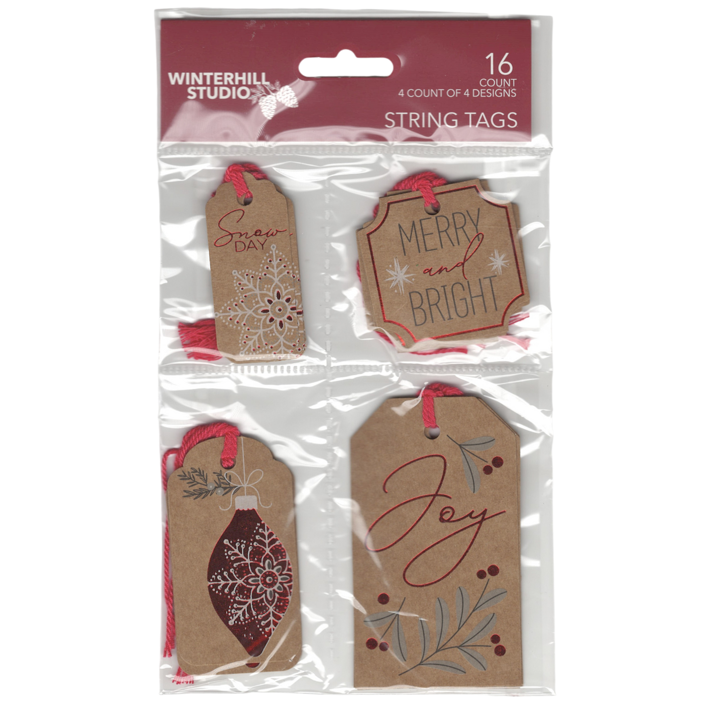Baker’s Holiday Gift Tags – Foil on Kraft