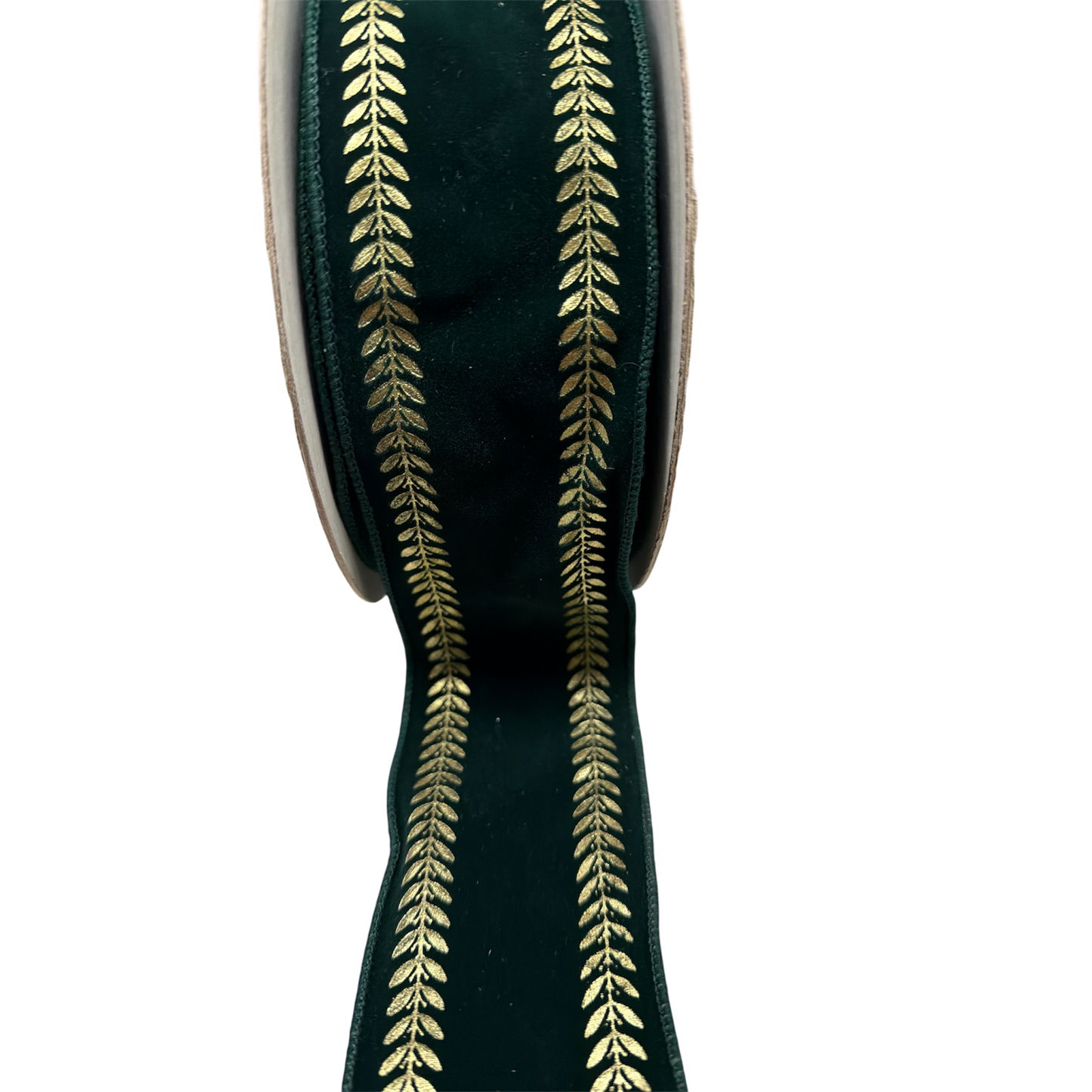 Elegant Forest Green Velour Ribbon